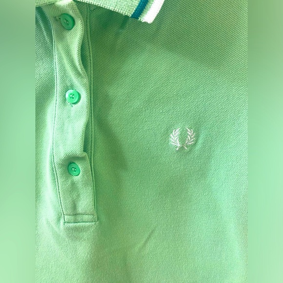 Fred Perry Green Polo - Picture 3 of 5